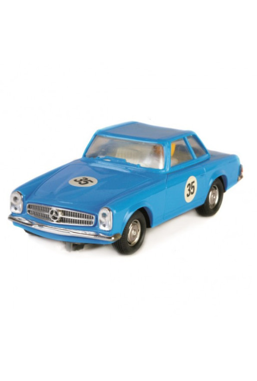 Mercedes 250 SL Coupe Azul replica Exin Mex Slot 70 | Slot Maxi | Slot clásico edición limitada