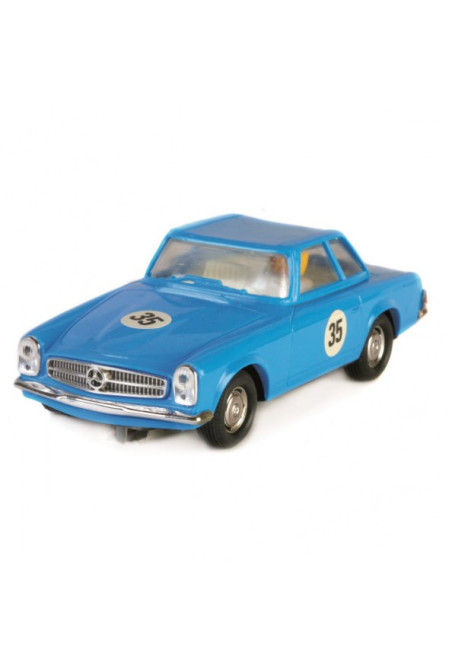 Mercedes 250 SL Coupe Azul replica Exin Mex Slot 70 | Slot Maxi | Slot clásico edición limitada