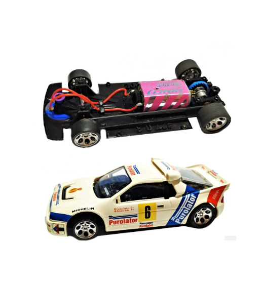 Chasis Ford RS200 MBIL27 slot-maxi - Scalextric monoblock para rally y drift