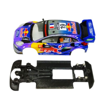Chasis Ford Puma MBIL425 slot-maxi - Scalextric WRC monoblock para rally y drift