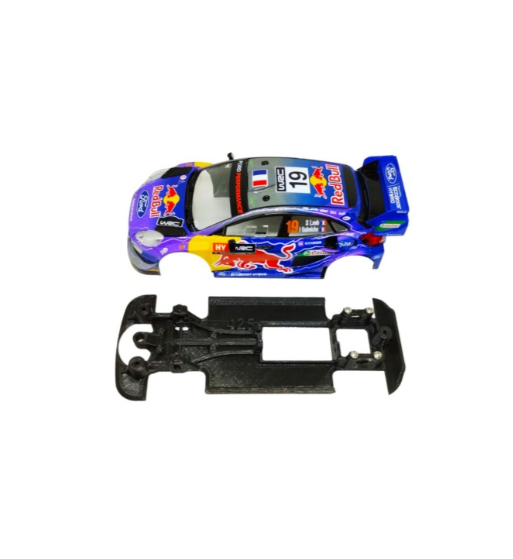 Chasis Ford Puma MBIL425 slot-maxi - Scalextric WRC monoblock para rally y drift
