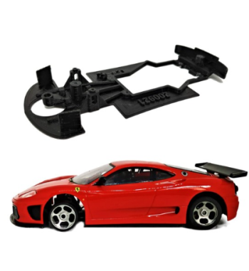 Chasis Ferrari 360 AW31 slot-maxi - Ninco para rally y velocidad
