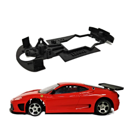 Chasis Ferrari 360 AW31 slot-maxi - Ninco para rally y velocidad