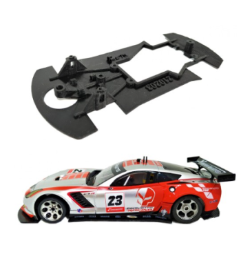 Chasis Corvette C7R AW75 slot-maxi - Scaleauto para velocidad y rally