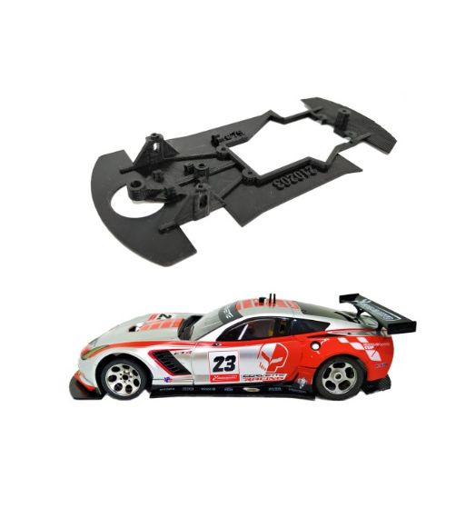 Chasis Corvette C7R AW75 slot-maxi - Scaleauto para velocidad y rally