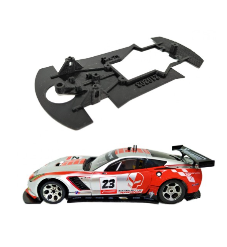 Chasis Corvette C7R AW75 slot-maxi - Scaleauto para velocidad y rally
