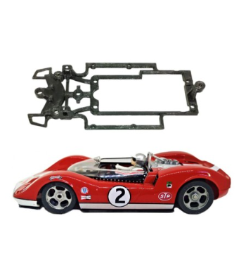 Chasis McLaren Elva LRT3506 slot-maxi - Skeleton Slot.it para velocidad y precisión