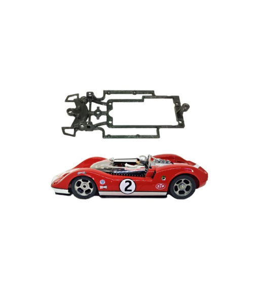 Chasis McLaren Elva LRT3506 slot-maxi - Skeleton Slot.it para velocidad y precisión