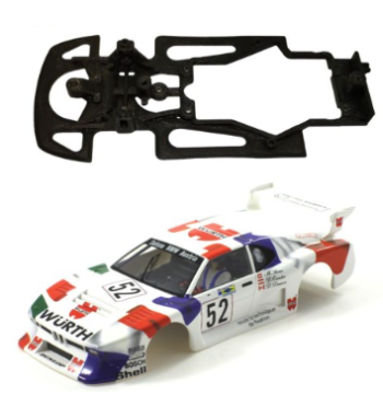 Chasis BMW M1 G5 AW252 slot-maxi - Scaleauto para velocidad y tuning