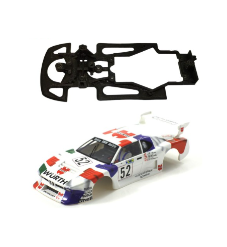 Chasis BMW M1 G5 AW252 slot-maxi - Scaleauto para velocidad y tuning
