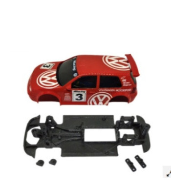 Chasis Volkswagen Golf MBILR62 en slot-maxi - Control y robustez monoblock
