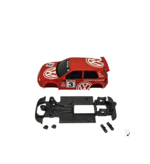 Chasis Volkswagen Golf MBILR62 en slot-maxi - Control y robustez monoblock