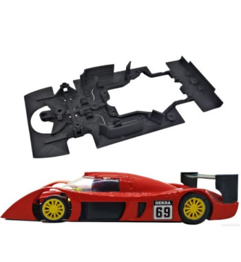 Chasis Toyota GT One AW106 slot-maxi - Precisión y Slot.it robusto
