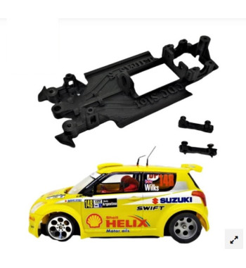 Chasis Suzuki Swift Scalextric MBIL246 slot-maxi - Monoblock y precisión para rally