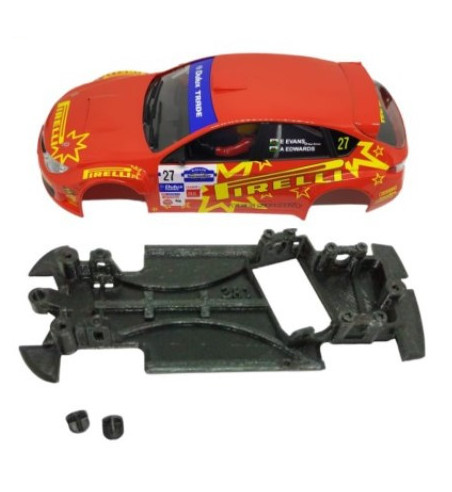 Chasis Subaru STI MBAW281 slot-maxi - Angularidad y control para rally