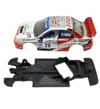 Chasis Subaru Imola MBAWSP366 slot-maxi - Angularidad y control de precisión