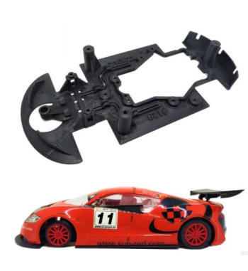 Chasis Seat Cupra GT AW129 slot-maxi - Potencia y ajuste Slot.it para Scalextric
