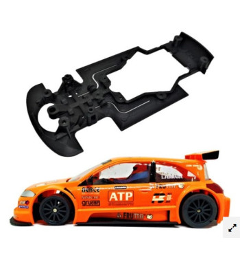 Chasis Renault Megane Trophy AW135 slot-maxi - Slot.it y control para competición