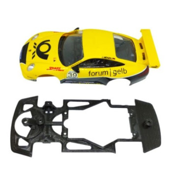 Chasis Porsche 997 AWS465 slot-maxi - Skeleton y ajuste Slot.it para Ninco