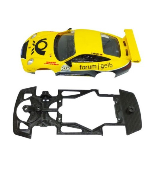 Chasis Porsche 997 AWS465 slot-maxi - Skeleton y ajuste Slot.it para Ninco