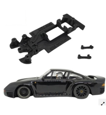 Chasis Porsche 959 AW100 slot-maxi - Linealidad y control profesional