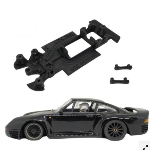 Chasis Porsche 959 AW100 slot-maxi - Linealidad y control profesional