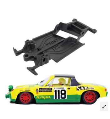 Chasis Porsche 914 SRC MBAW221 slot-maxi - Angularidad y resistencia profesional