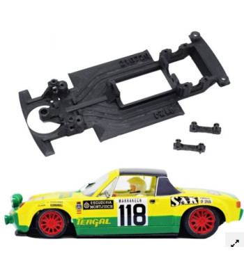 Chasis Porsche 914 SRC MBIL124 slot-maxi - Linealidad y robustez para slot clásico