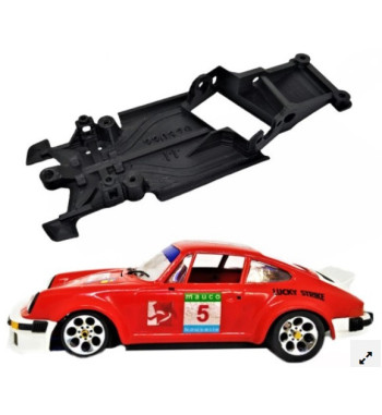 Chasis Porsche 911 Fly MBAW44 slot-maxi - Angularidad y robustez para slot