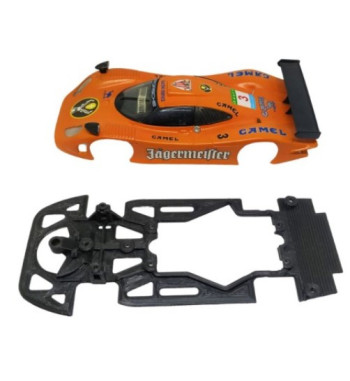 Chasis Porsche 911 GT1 AWS349 slot-maxi - Skeleton Scalextric y Slot.it, ligereza de competición