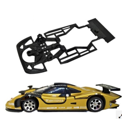 Chasis Porsche 911 GT1 AWS270 slot-maxi - Skeleton y Slot.it para velocidad top