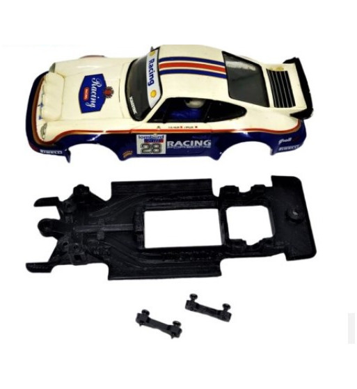 Chasis Porsche 911 MBIL264 slot-maxi - Linealidad y ajuste para Scalextric