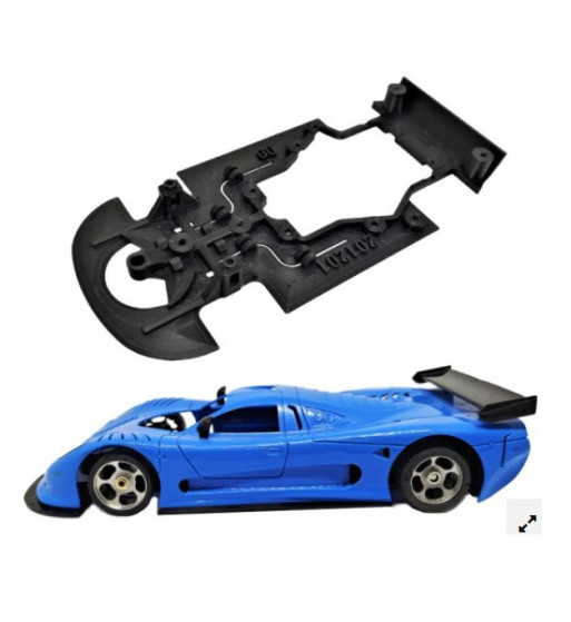 Chasis Mosler MT900R AW60 slot-maxi - NSR Slot.it, control y velocidad