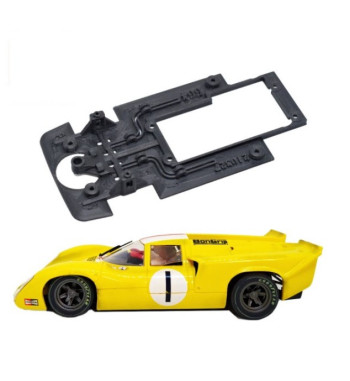Chasis Lola T70 MK3B SW99 slot-maxi - Fly Slot.it para resistencia y tuning vintage