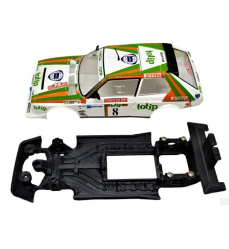 Chasis Lancia Delta S4 MBIL408 slot-maxi - Scalextric monoblock para rally clásico y tuning