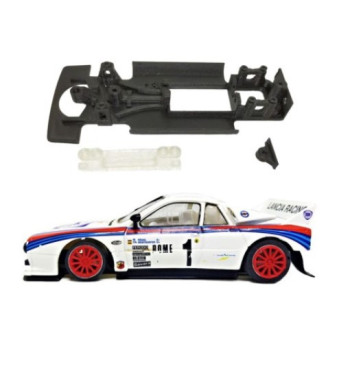 Chasis Lancia 037 MBIL130 slot-maxi - Scalextric monoblock para rally y coleccionismo