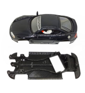 Chasis Hyundai Coupe AW437 slot-maxi - Angular Cartrix para competición y drift
