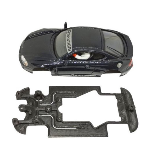 Chasis Hyundai Coupe AW437 slot-maxi - Cartrix cuna Slot.it para rally y tuning