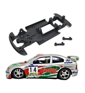 Chasis Hyundai Accent IL MBIL142 slot-maxi - Cartrix monoblock para rally y colección
