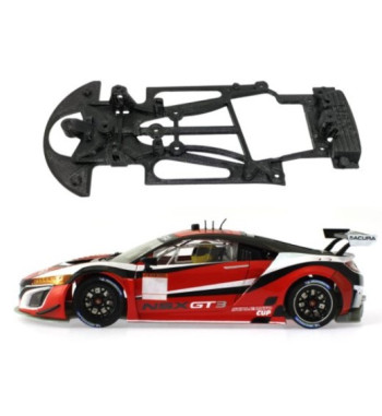 Chasis Honda NSX RT4375 slot-maxi - Skeleton Scaleauto para competición