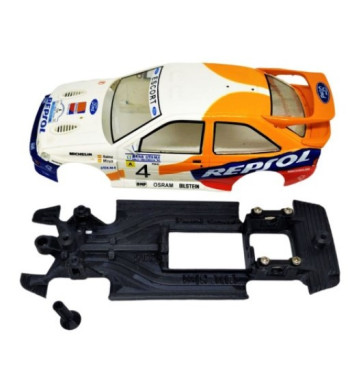 Chasis Ford Scort Cosworth MBIL336 slot-maxi - Scalextric monoblock para rally