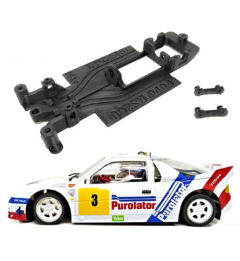Chasis Ford RS200 MBIL154 slot-maxi - MSC/Scaleauto monoblock para máxima precisión