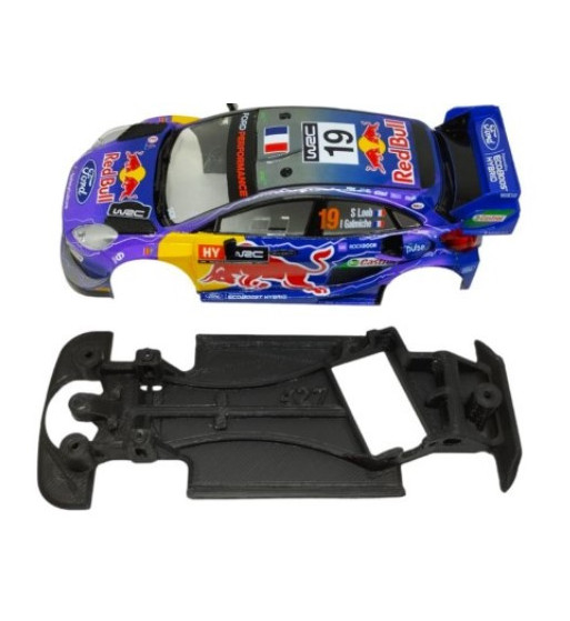Chasis Ford Puma MBAW427 slot-maxi - Angular Scalextric WRC para competición y rally