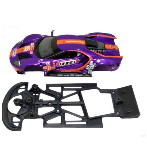 Chasis Ford GT RT4381 slot-maxi - Sideways RT4 para máxima estabilidad y velocidad