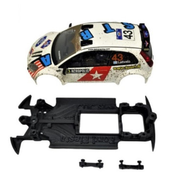 Chasis Ford Fiesta MBIL237 slot-maxi - Scalextric para rally y control