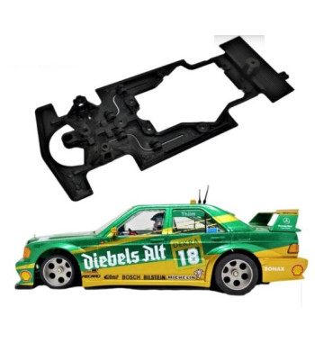 Chasis Mercedes 190E AWS190 slot-maxi - Slot.It cuna Slot.it para velocidad y control