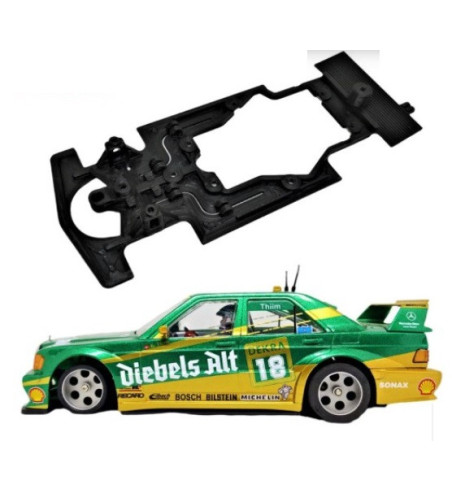 Chasis Mercedes 190E AWS190 slot-maxi - Slot.It cuna Slot.it para velocidad y control