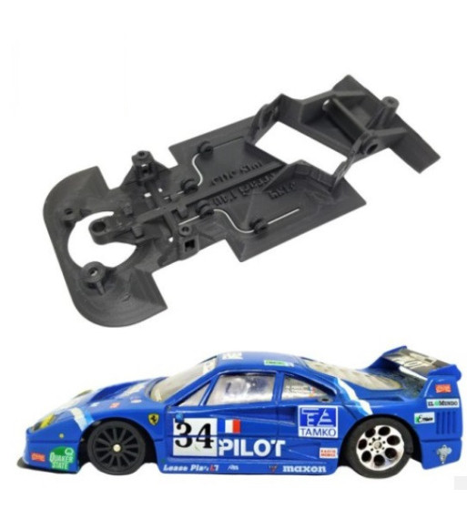 Chasis Ferrari F40 MBAW189 slot-maxi - Scalextric monoblock para velocidad y tuning