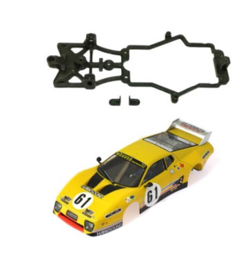 Chasis Ferrari 512BB LRT3455 slot-maxi - Sideways para rally y velocidad