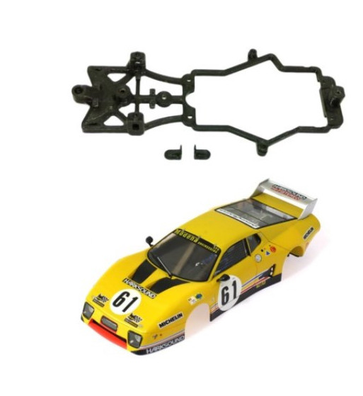 Chasis Ferrari 512BB LRT3455 slot-maxi - Sideways para rally y velocidad
